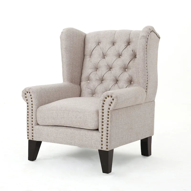 Modern Accent Wingback Chair for Living Room, Bedroom, Home Office