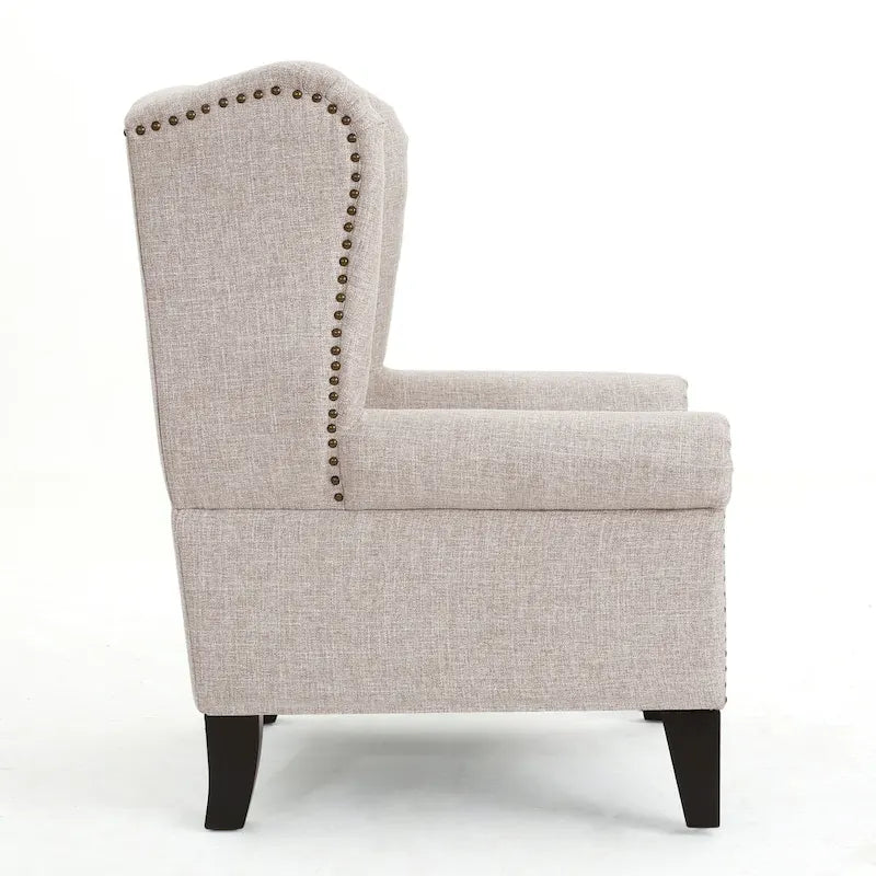 Modern Accent Wingback Chair for Living Room, Bedroom, Home Office