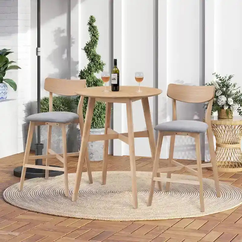 Counter Stools Set of 2, Modern Bar Stools with Backs, Counter Height Bar Stools, Upholstered Counter Chair for Kitchen Island