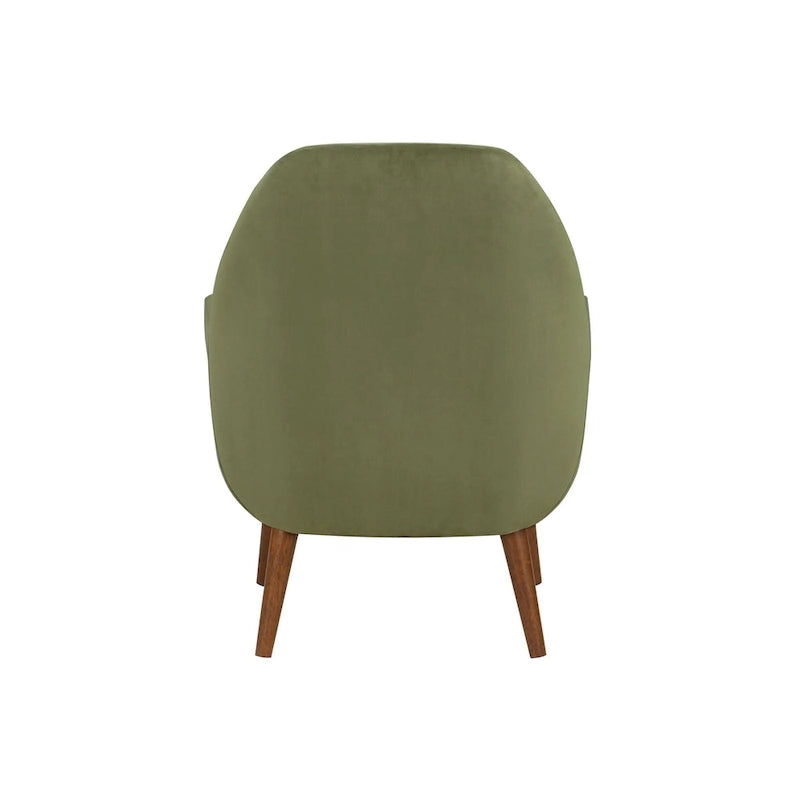 Mid-Century Velvet Arm Chair