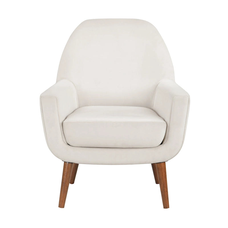Mid-Century Velvet Arm Chair