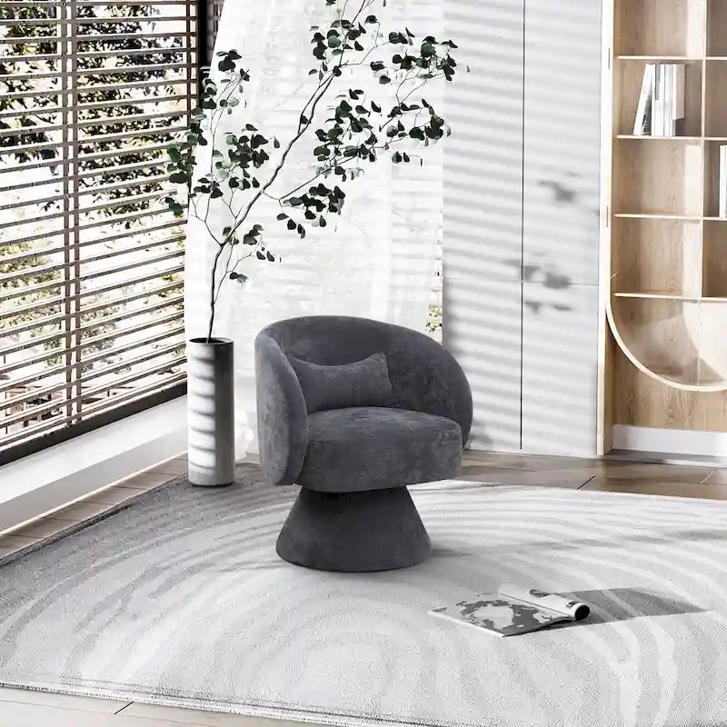 360 Degree Modern Swivel Cuddle Barrel Sofa Chairs