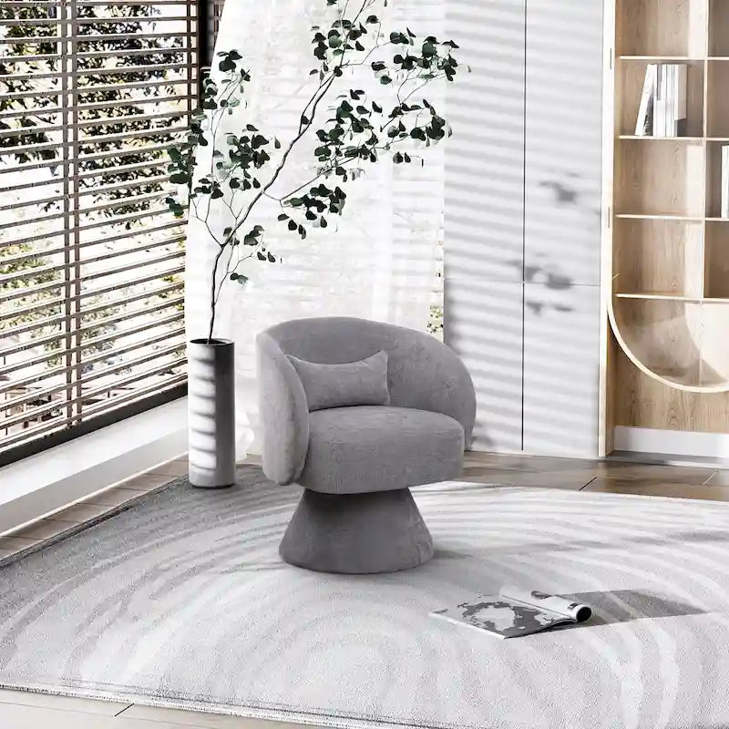360 Degree Modern Swivel Cuddle Barrel Sofa Chairs