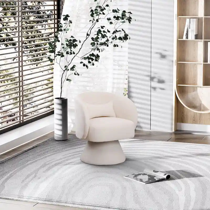 360 Degree Modern Swivel Cuddle Barrel Sofa Chairs