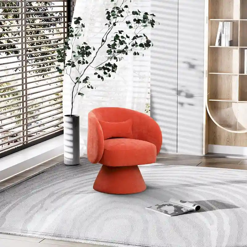 360 Degree Modern Swivel Cuddle Barrel Sofa Chairs