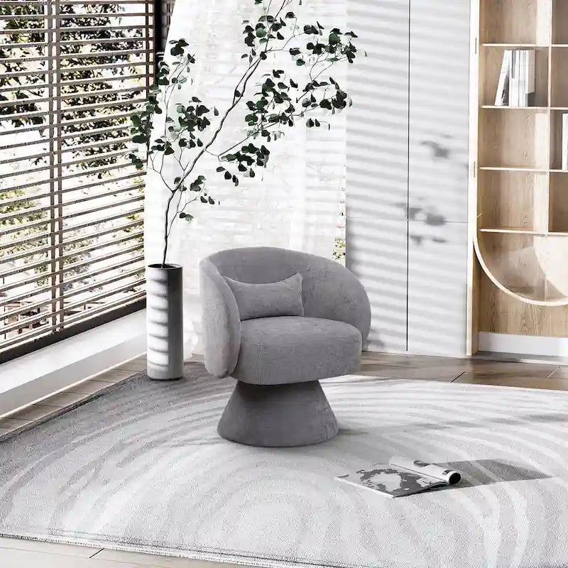 360 Degree Modern Swivel Cuddle Barrel Sofa Chairs