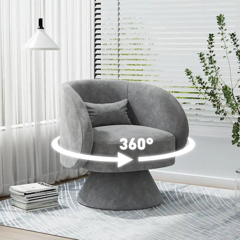 360 Degree Modern Swivel Cuddle Barrel Sofa Chairs
