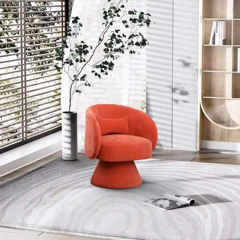 360 Degree Modern Swivel Cuddle Barrel Sofa Chairs
