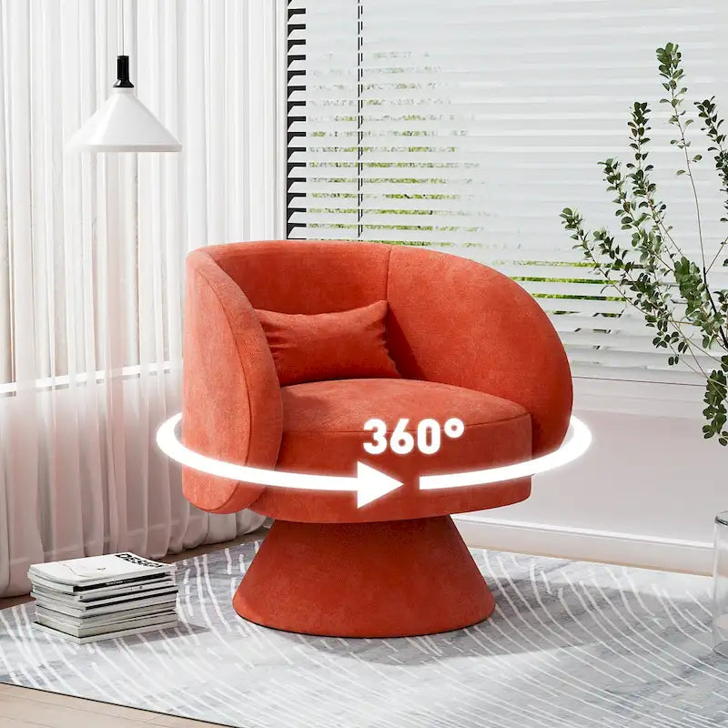 360 Degree Modern Swivel Cuddle Barrel Sofa Chairs