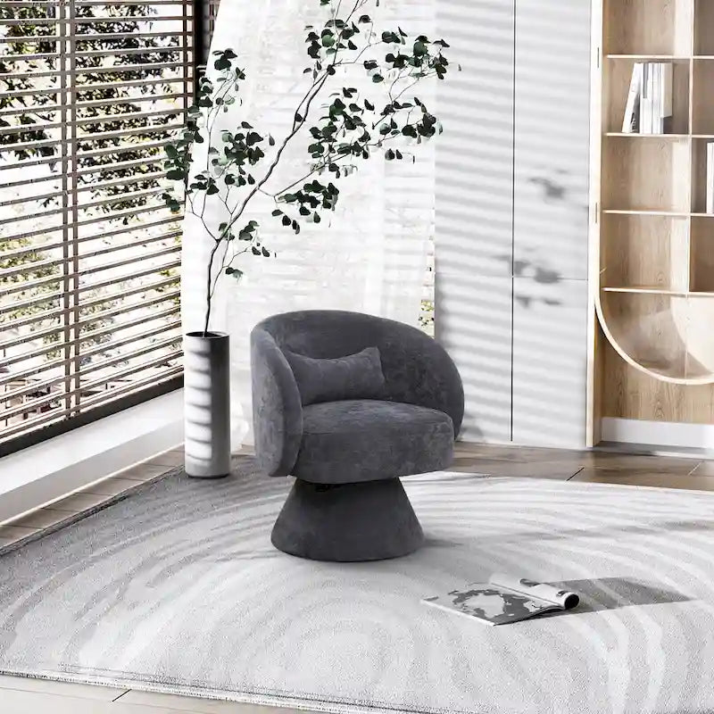 360 Degree Modern Swivel Cuddle Barrel Sofa Chairs