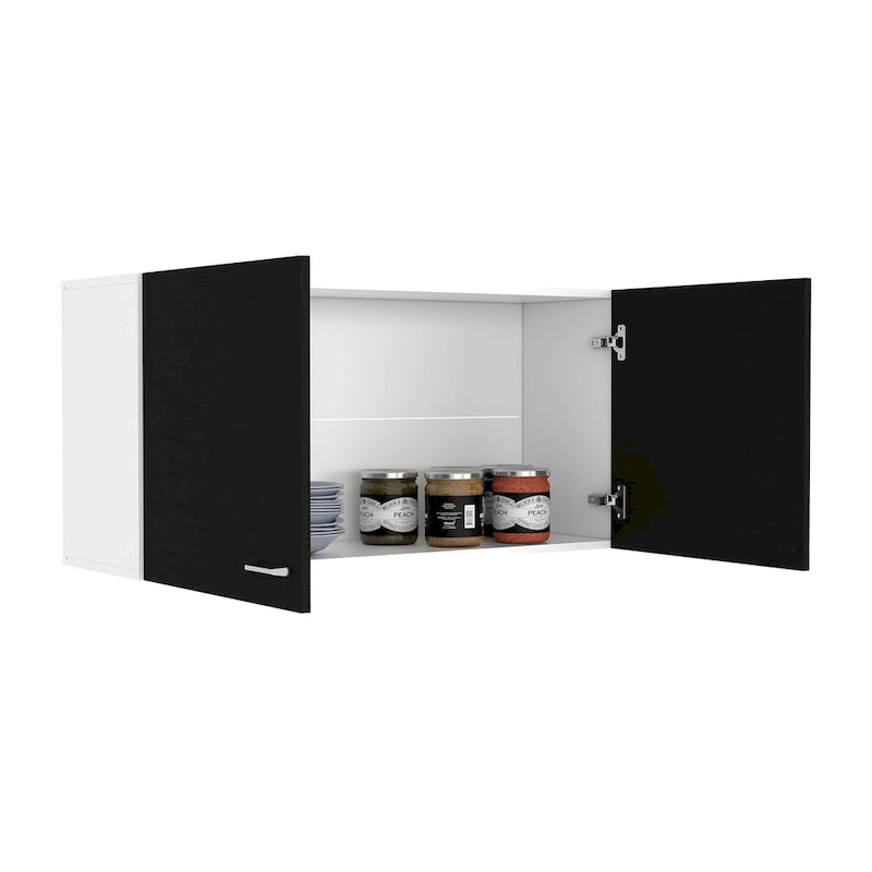 Double Door Wall-Mounted Storage Cabinet for Kitchen, Bathroom or Garage