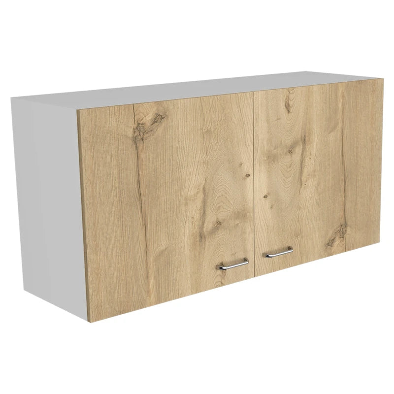 Double Door Wall-Mounted Storage Cabinet for Kitchen, Bathroom or Garage
