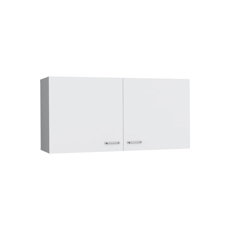 Double Door Wall-Mounted Storage Cabinet for Kitchen, Bathroom or Garage