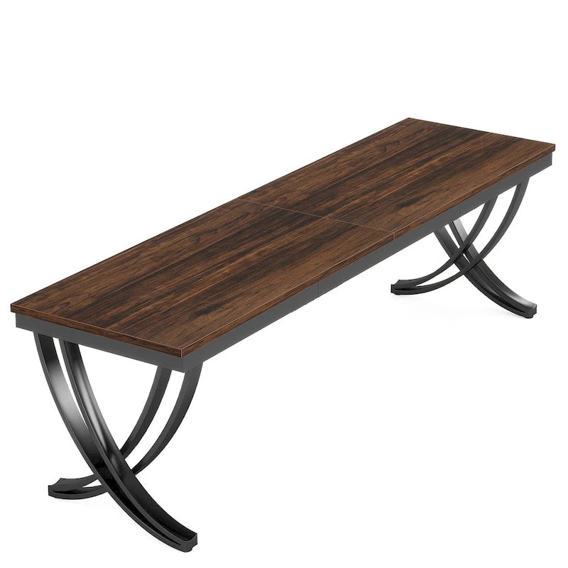 6.5FT Rectangular Conference Meeting Seminar Table for 6-8 People