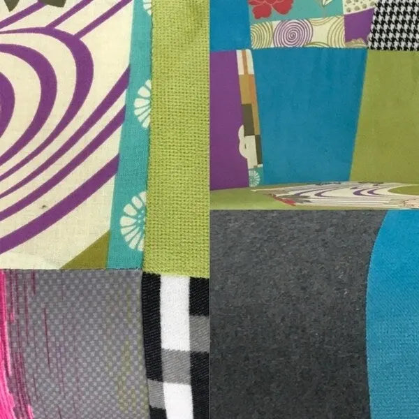 Pacific Coastal Patchwork Accent Chair